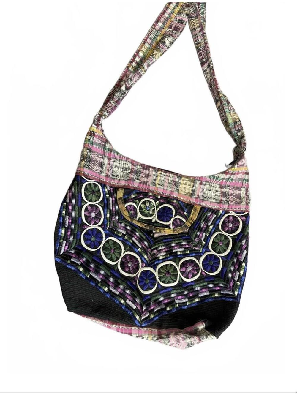 Guatamalan embroidered boho or sling bag